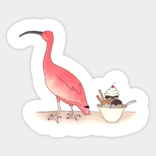 I is for Ibis Sticker